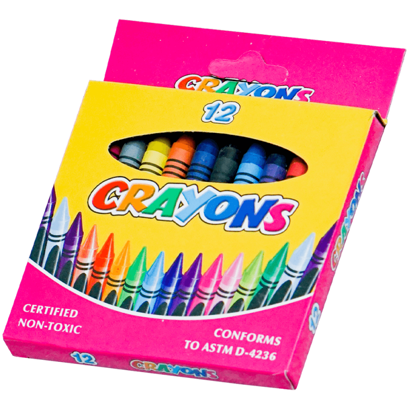 Creioane cerate 12 culori pentru copii non toxic Adison